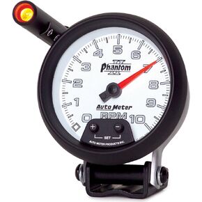 Auto Meter 7590 Phantom II Pedestal Mount Mini-Monster Tachometer 3.750 in.