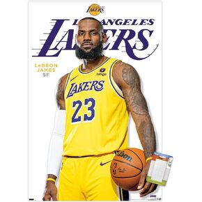 Trends International NBA Los Angeles Lakers - LeBron James Feature Series 23 Wall Poster