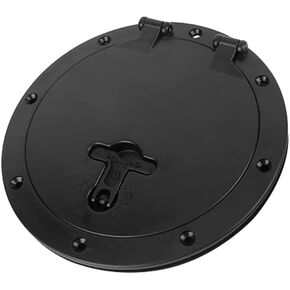 Fydun 6 Inch Marine, Plate with Storage Bag Cover Tribe Perception Boat Pull Out Deck Hatch Kit for Boat Kayak Canoe Accessory