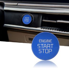 TOMALL Aluminum Alloy Engine Keyless Start Stop Push Button Ring Compatible with Kia Optima K5 2020 Car Power Ignition Switch Button Cover Trim Decoration Interior Cap Accessories (Red)