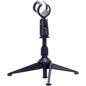 Musiin Microphone Holder 1-to-2 Mic Mount Bar with Standard Suitable Compatible with Most Microphone Stands Boom Arms