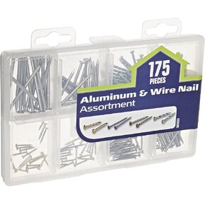 تشكيلة مسامير أسلاك الألمنيوم المتوسطة 591533 من مجموعة هيلمان، 175 عبوة in Kuwait