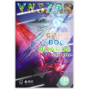 لوحات الكتب الهزلية YNSZAS، مواد معتمدة عالميًا خالية من الأحماض، مقاس 7 × 10.5 بوصة، عرض تخزين مجموعة الحقائب الهزلية الأفضل بنسبة 20%، عدد 200.