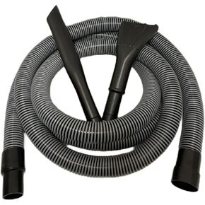 Mr. Nozzle Wet/Dry Vacuum Hose Cleaning Kit, 15' Long Crushproof Hose Fits 2-1/4" Inside Diameter Inlet Port, Includes Professional Detailing Crevice Tool and Nozzle Attachments, Black