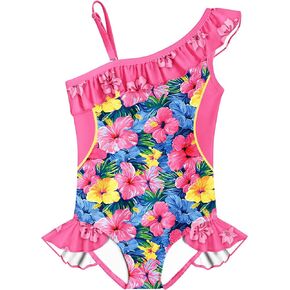 LQSZ One Piece Girls' Swimsuit Bathing Suits Summer Swimwear Age 2-12 in Kuwait