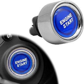 Start Switch 12v DC 50A, Start Engine Button Stater (ON)-Off, Led Momentary Engine Start Ignition Switch for Vehicle Car Truck RV Boat Racing