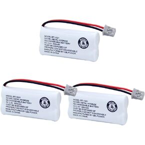 BT-1021 Rechargeable Battery Replacement Compatible with Uniden BT1021 BBTG0798001 BT-1008 BT-1016 Cordless Handset Phone(Pack of 3)