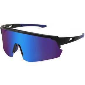 FEISEDY Cycling Sunglasses for Men Women, Sports Glasses for Youth Running Baseball Shades UV400 Protection B0108