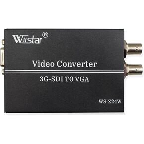 Wiistar SDI to VGA Audio Converter Support 1080P for VGA SDI Monitor
