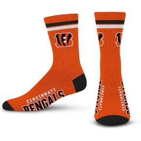 FBF - حذاء رسمي من NFL 2 Stripe للبالغين من الجنسين بشعار وألوان، جوارب رسمية للرجال والنساء، ملابس يوم اللعبة