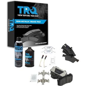 TRQ Brake Pads Compatible with 2003-2006 Mercedes-Benz CL500 2003-2005 E500 S430 S500 SL500