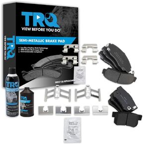 TRQ Brake Pads Compatible with 2001-2003 Acura CL 1999-2004 RL 1999-2008 TL