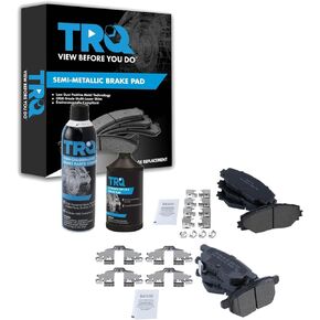 TRQ Brake Pads Compatible with 09-10 Pontiac 11-16 Scion 09-13 Toyota