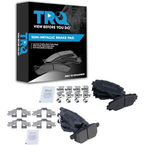 TRQ Brake Pads Compatible with 11-17 Lexus 12-21 Toyota