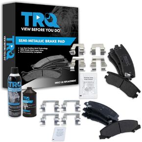 TRQ Brake Pads Compatible with 08-09 Buick 06-10 Chevrolet