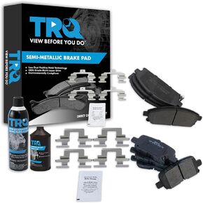 TRQ Brake Pads Compatible with 2003-2006 Acura MDX
