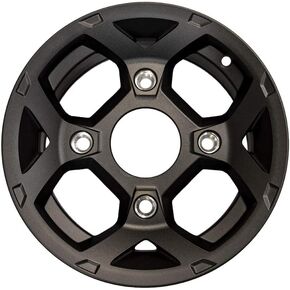 Polaris RZR Front Rim, 12 in. X 6 in. Wide, 26.2 Offest, Flash Black, Genuine OEM Part 1522230-655, Qty 1