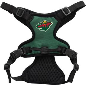 Littlearth Unisex-Adult NHL Minnesota Wild Front Clip Pet Harness, Team Color, X-Small