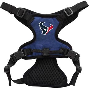 Littlearth Unisex-Adult NFL Houston Texans Front Clip Pet Harness, Team Color, Large