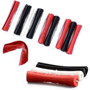 Farbetter Bicycle Frame Protection Bike Protector Rubber Sleeve for Shifter Brake Cable 3 Colors, 4pcs/ Color, 12pcs/ Bag
