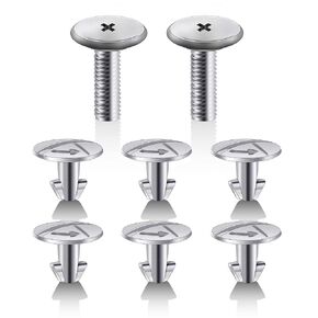 PETCHOR Radiator Engine Access Cover Pin and Lower Cover Bolts, Lower Engine Cover Pin Screws Bolts Compatible with Honda CR-V Civic Acura Accord TLX ILX RLX 90674-TY2-A01 90105-TBA-A00