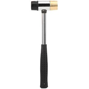 Guitar Plastic Hammer,Brass and Rubber Head Guitar Luthiers Double Headed Fret Hammer Tool Guitar Anatomy Luthier Tools For Guitar, Bass, Mandolin And Ukulele Playing Accessories