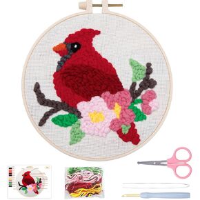 Louise Maelys Punch Needle Kit for Beginners with Mushroom Frog Pattern in Saudi Arabia