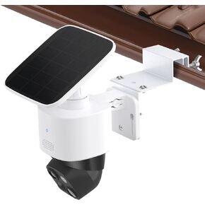 Gutter Mount Bracket Compatible with Eufy Security SoloCam S340, Solar Security Camera, Rust-Proof Bracket with Extended Arms Design, Protect Cam Away from Gutter When Rains for Eufy S340, No Drill