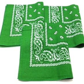 3 Pack Dog Bandana Neck Scarf Paisley 100% Cotton Double Sided Bandanas - Any Pets by M.H.I. (Blk/White/Red)
