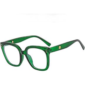 Shiratori Blue Light Blocking Glasses Rectangle Chic Preppy Look MultiColor Frame for Women Men