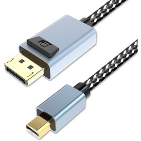 Mini DisplayPort to DisplayPort Cable, BENFEI Mini DP(Thunderbolt Compatible) to DP 6 Feet Cable (Male to Male) Gold-Plated Cord, Supports Supports 4K@60Hz, 2K@144Hz