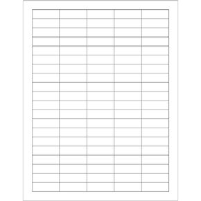 Aviditi Tape Logic 1 1/2" x 1/2" White Return Address Labels, for Laser & Inkjet Printers, Permanent Adhesive, 8 1/2" x 11" Sheet, 100 Labels Per Sheet, 100 Sheets