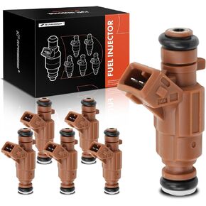 A-Premium 8 Pcs Fuel Injectors Compatible with Mercedes-Benz E430 2000-2002, E500 2003-2006, S430 2001-2006, S500 2000-2006, CLS500 2006, G500, SL500, R500, CL500, CLK430, CLK500, ML430, ML500, Gas