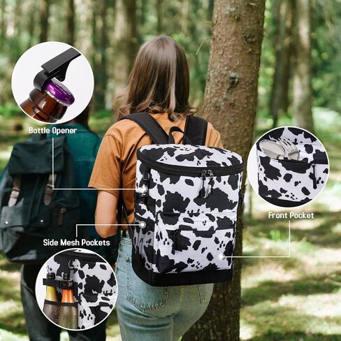 Tuwubi Backpack Cooler 30/37 Cans,Leakproof Cooler Bag with Bottle Opener,Soft Sided Waterproof Beach Cooler Backpack/Lunch Backpack for Travel,Camping,Work,Picnic in Saudi Arabia