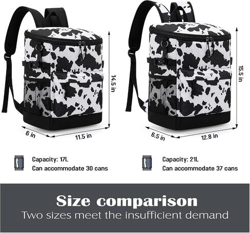 Tuwubi Backpack Cooler 30/37 Cans,Leakproof Cooler Bag with Bottle Opener,Soft Sided Waterproof Beach Cooler Backpack/Lunch Backpack for Travel,Camping,Work,Picnic in Saudi Arabia