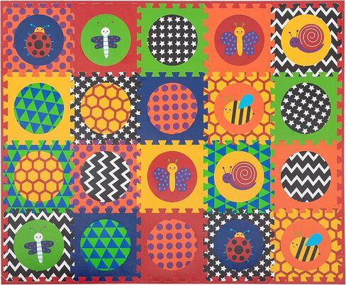 Nuby Foam Floor Tiles, 20 Piece in Saudi Arabia