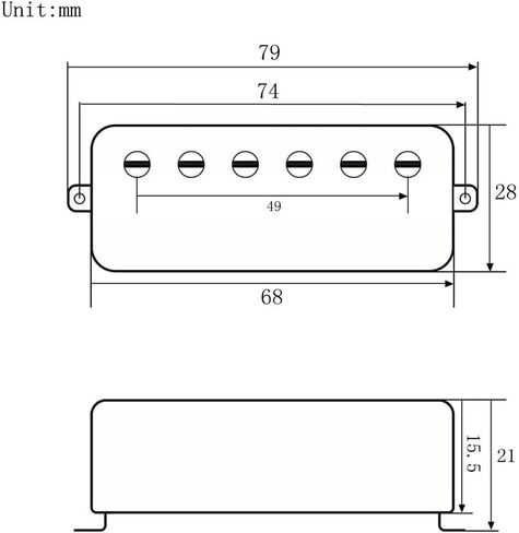 مجموعة واحدة من جيتار بروبوكر ألنيكو الصغير لاقط هامبوكر لاقط الجسر والرقبة لجيتار EPI الكهربائي باللون الذهبي in Kuwait
