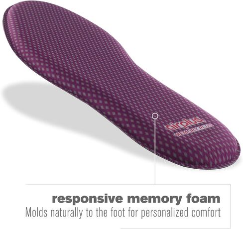 Airplus Memory Comfort Shoe Insoles With Memory Foam for Pressure Relief, Ideal For Men and Women in Saudi Arabia