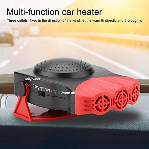 Small Space Heater Cooler, 12V 150W Portable Electric Car Air Heater Cooler Fan, Window Windshield Defroster, Just for Small Space in Saudi Arabia