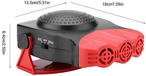 Small Space Heater Cooler, 12V 150W Portable Electric Car Air Heater Cooler Fan, Window Windshield Defroster, Just for Small Space in Saudi Arabia