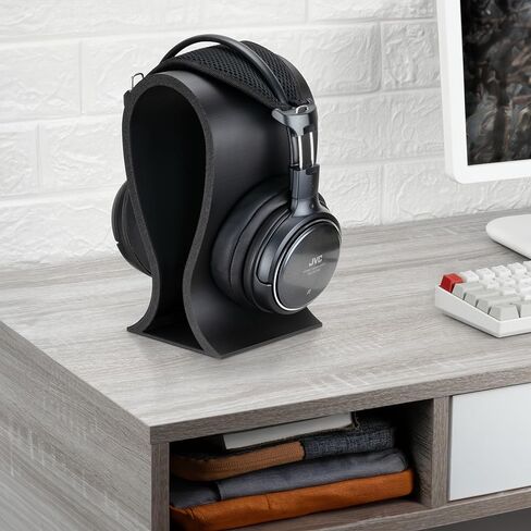 BRAINWAVZ The BMEGA Headphone Stand - Suitable for All Headsets (Black) in Saudi Arabia