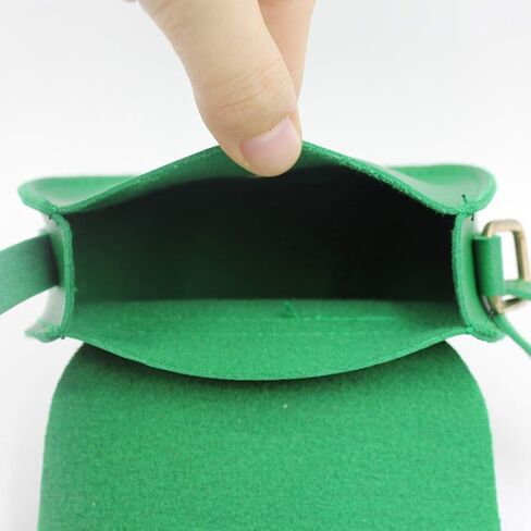 AMPOSSTO Kids Purse for Girls Little Girls Toddler Small Shoulder Wallet Mini Crossbody Bag with Tassel Green in Saudi Arabia
