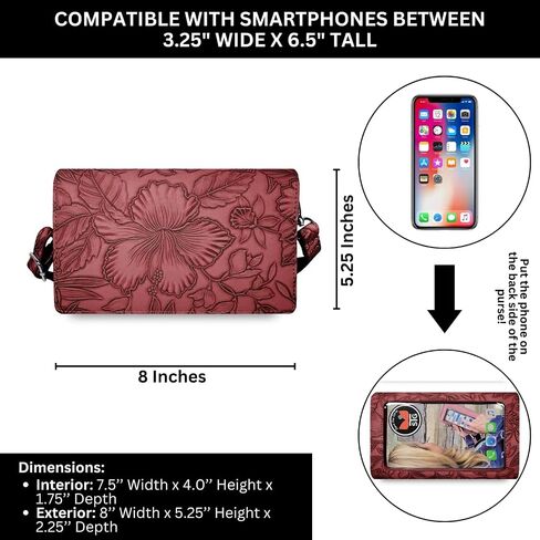 Save the Girls Cell Phone Purse Vista Vail (Rose) in Saudi Arabia