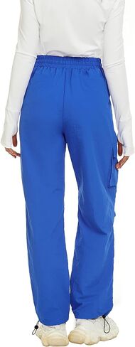 Blooming Jelly Women's Waterproof Hiking Pants Lightweight Rain Pants Quick Dry Cargo Joggers with Pockets in Saudi Arabia