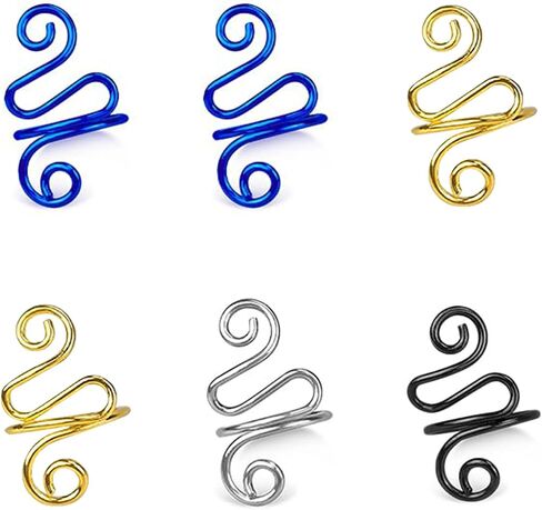 Yzzyemn Handmade Crochet Tension Ring for Finger，Left &Right Yarn Tension Control Ring,Adjustable Knitting Thimble Ring Gift for Crocheters Knitters Gifts,Size 7-11 in Saudi Arabia