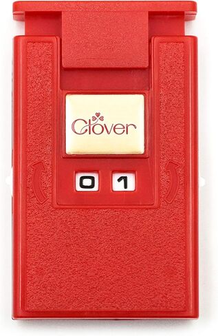 Clover Knitting Counter Kacha Notion, 3.42 x 8.5500000000000007 x 15.03 cm, Red in Saudi Arabia
