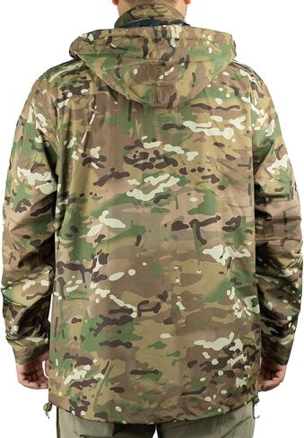 LOOGU Mens Rain Jacket Lightweight, Camo Rain Gear for Men Waterproof, Windproof Rain Coats with Hood in Saudi Arabia