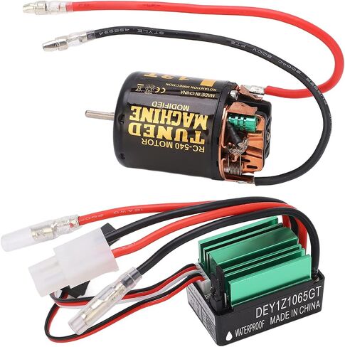 Brushed Motor ESC Combo, 540 Brushed Motor with 65A Brushed ESC for Axial for Scx10 90046 RC Car Motor in Saudi Arabia