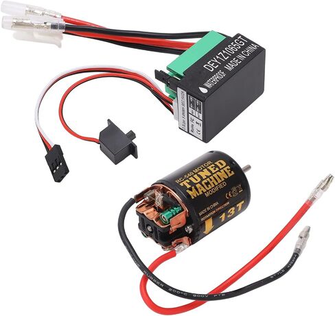 Brushed Motor ESC Combo, 540 Brushed Motor with 65A Brushed ESC for Axial for Scx10 90046 RC Car Motor in Saudi Arabia