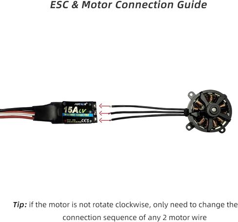 Radiolink SZ-Speed ​​2206CS-1450KV محرك بدون فرشاة داخلي وخارجي صغير ثابت الجناح طائرة نموذجية A560 بديل أصلي in Kuwait